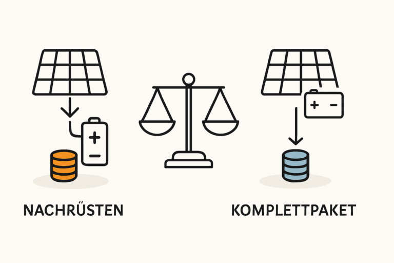 Speicher nachrüsten Kosten und Wirtschaftlichkeit vergleichen