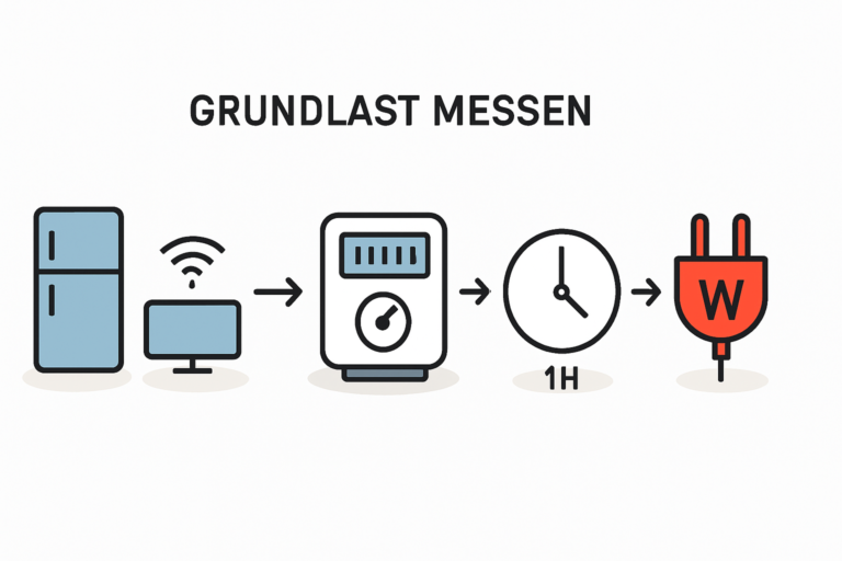 Stromfresser im Haushalt grundlast selbst ermitteln