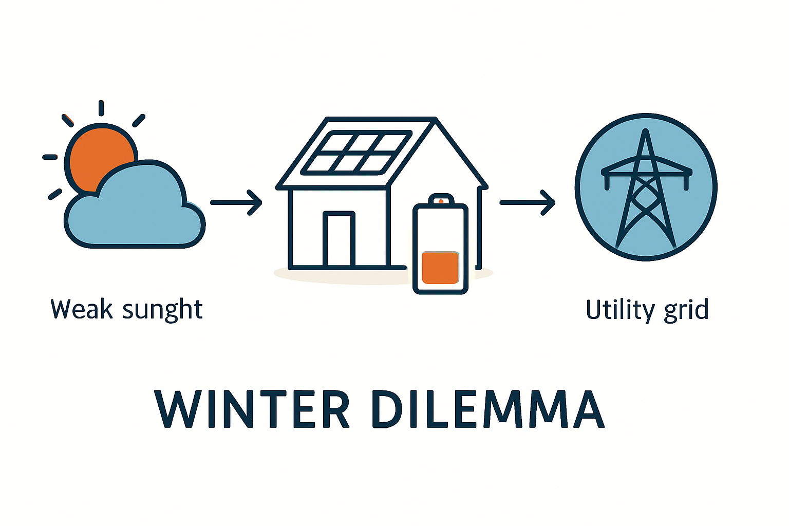 Warum PV-Anlagen im Winter oft nicht genug Strom liefern