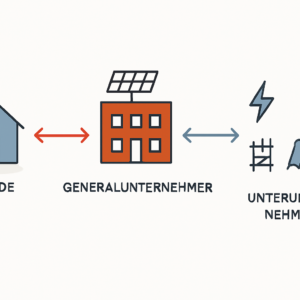 Subunternehmer bei PV-Installation wer haftet und worauf achten