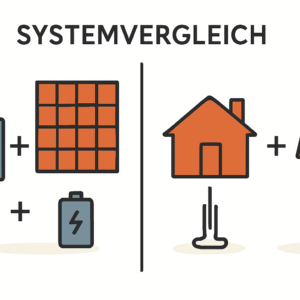 Systemkosten Luft-Wasser vs Sole-Wasser Wärmepumpe im PV-Verbund