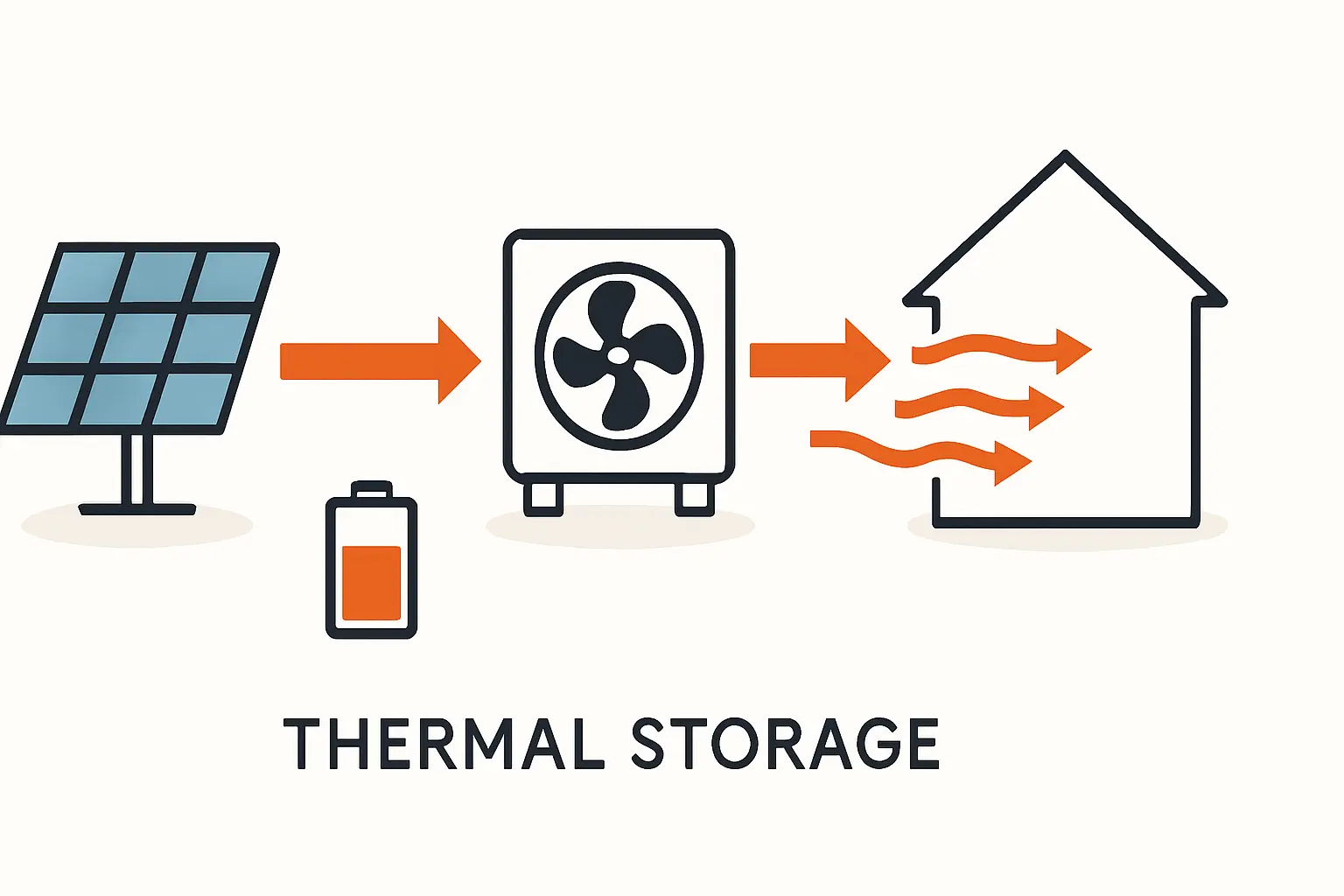 Thermische Speicherung zur Optimierung des PV-Eigenverbrauchs