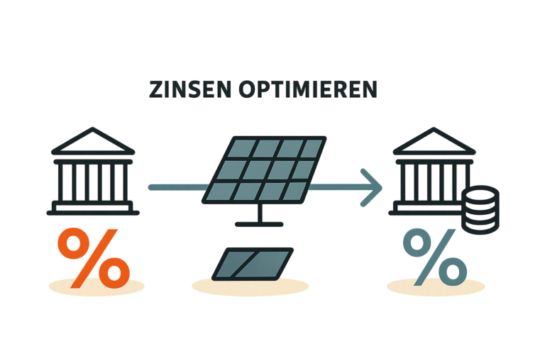 Umschuldung und Anschlussfinanzierung für PV-Anlagen Zinsen optimieren