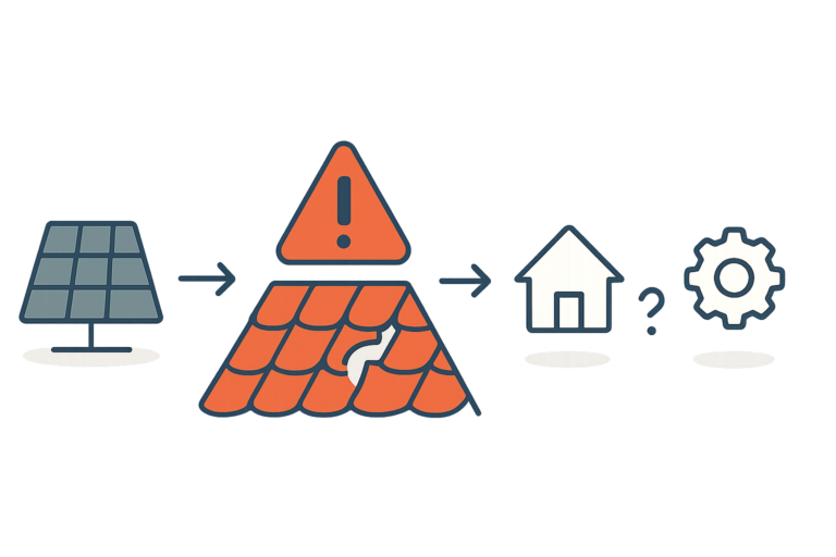 Unvorhergesehene Mängel am Dach bei Montage wer haftet
