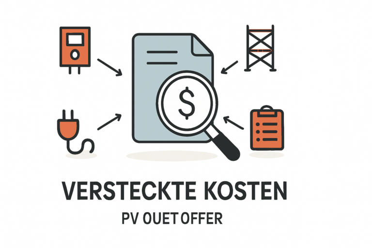 Versteckte Kosten im PV Angebot erkennen und verstehen