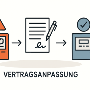 Nachträgliche Vertragsänderungen bei Zählerschrankumbau sicher regeln