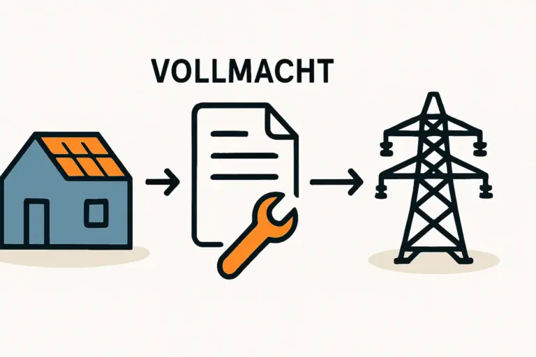 Vollmacht für den Installateur bei Netzanmeldung verstehen