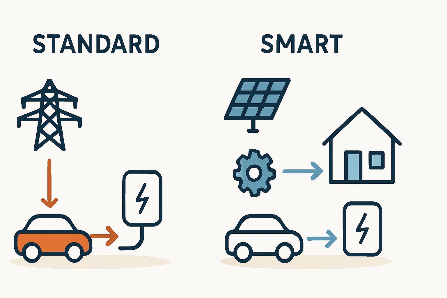 Wallbox Kostenvergleich Standard und dynamisches Lastmanagement