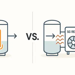 Warmwasser mit PV-Überschuss Heizstab oder Wärmepumpe
