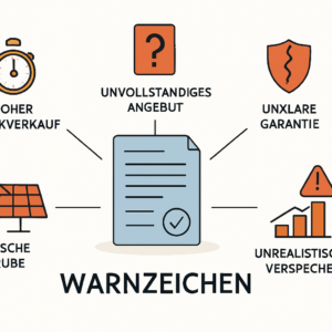 Rote Flaggen bei PV-Angeboten erkennen