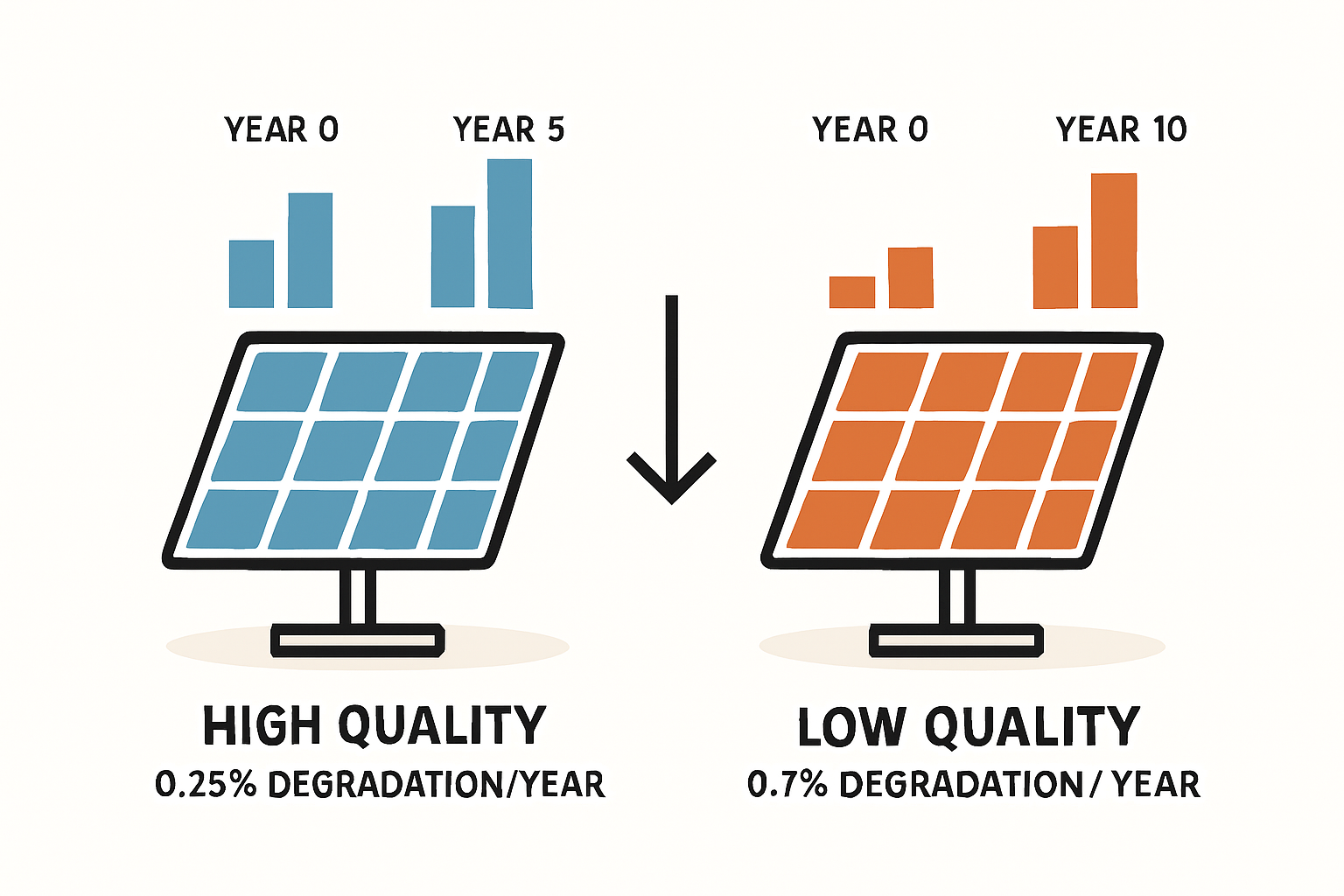 Ist die Degradation bei einem kleinen Balkonkraftwerk genauso relevant?