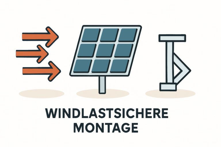 Windlastzonen und Befestigung für Balkonkraftwerke in Deutschland