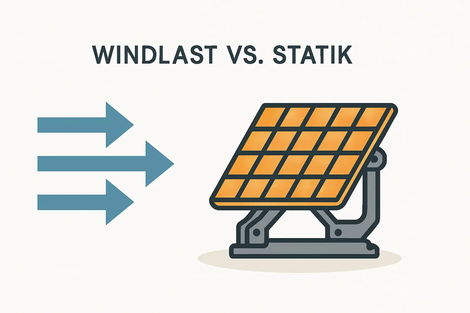 Analyse der Windlastzonen bei PV-Unterkonstruktionen