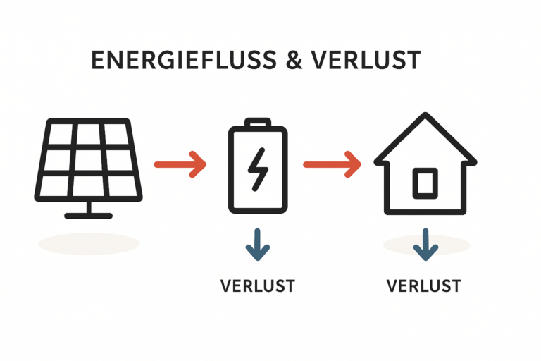 Wirkungsgrad von Solarspeichern verstehen und Stromverluste erkennen