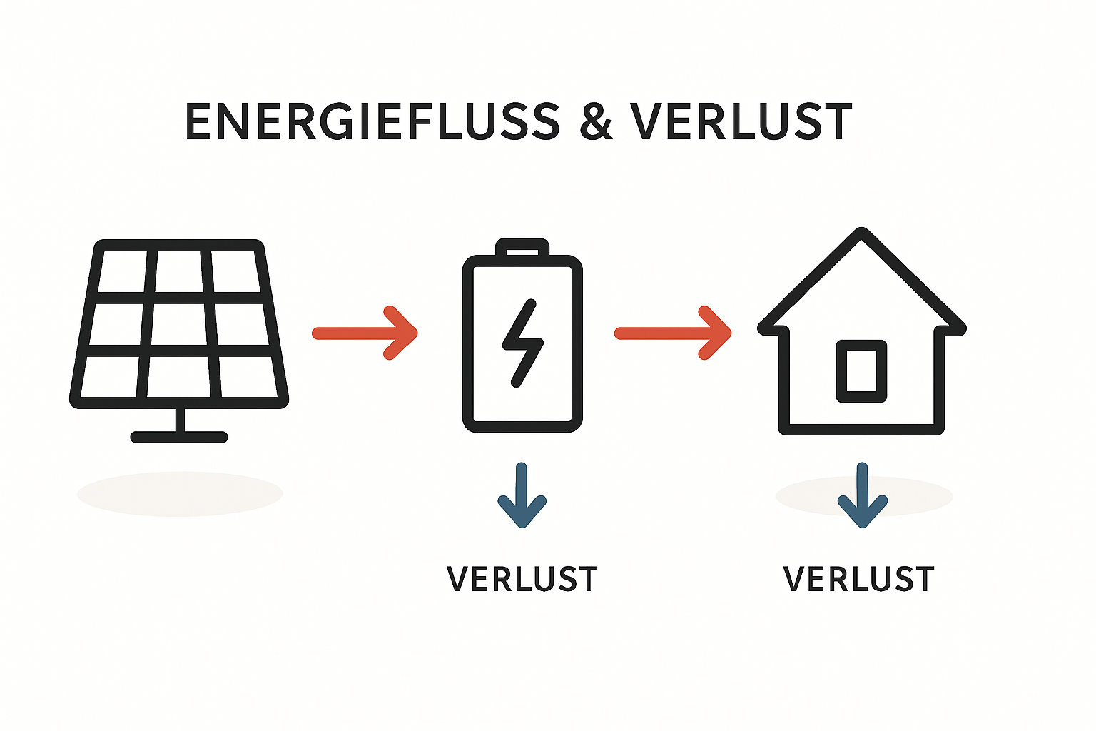 Wirkungsgrad von Solarspeichern verstehen und Stromverluste erkennen