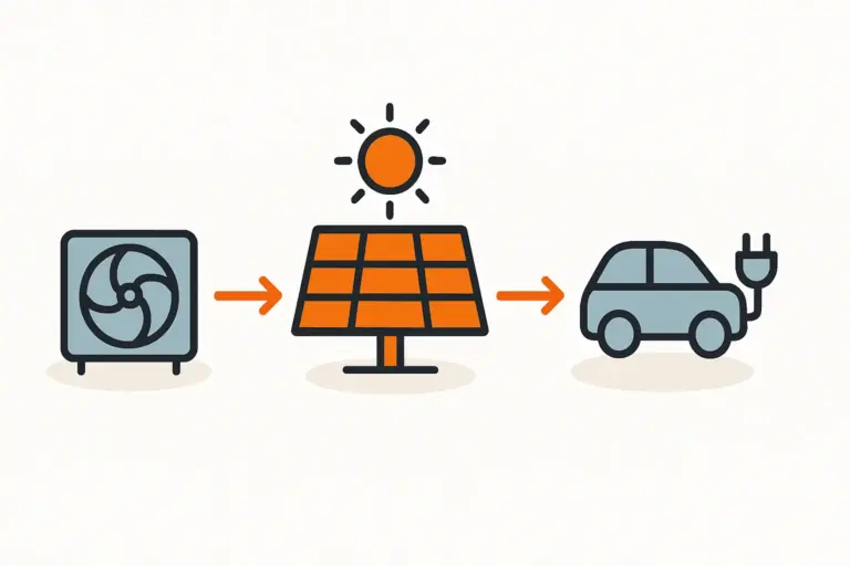 Wirtschaftlichkeit von PV-Anlage mit Wärmepumpe und E-Auto