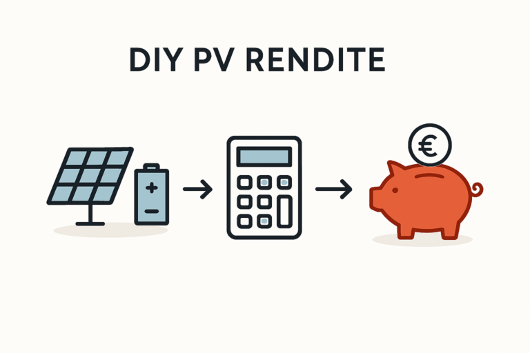 Wirtschaftlichkeitsberechnung für DIY-PV-Anlagen mit Speicher
