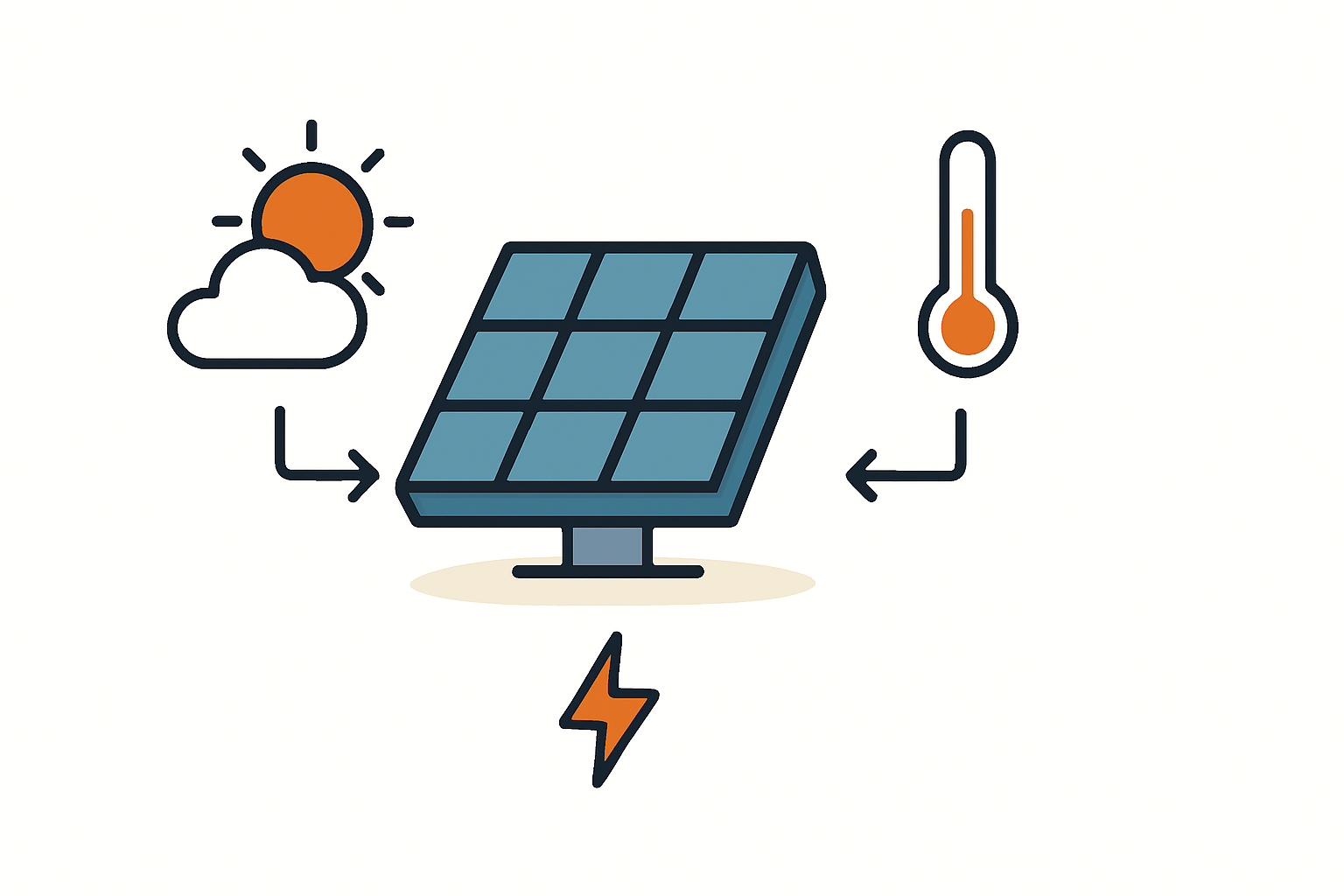 Wie Witterung und Temperatur Solarmodule beeinflussen