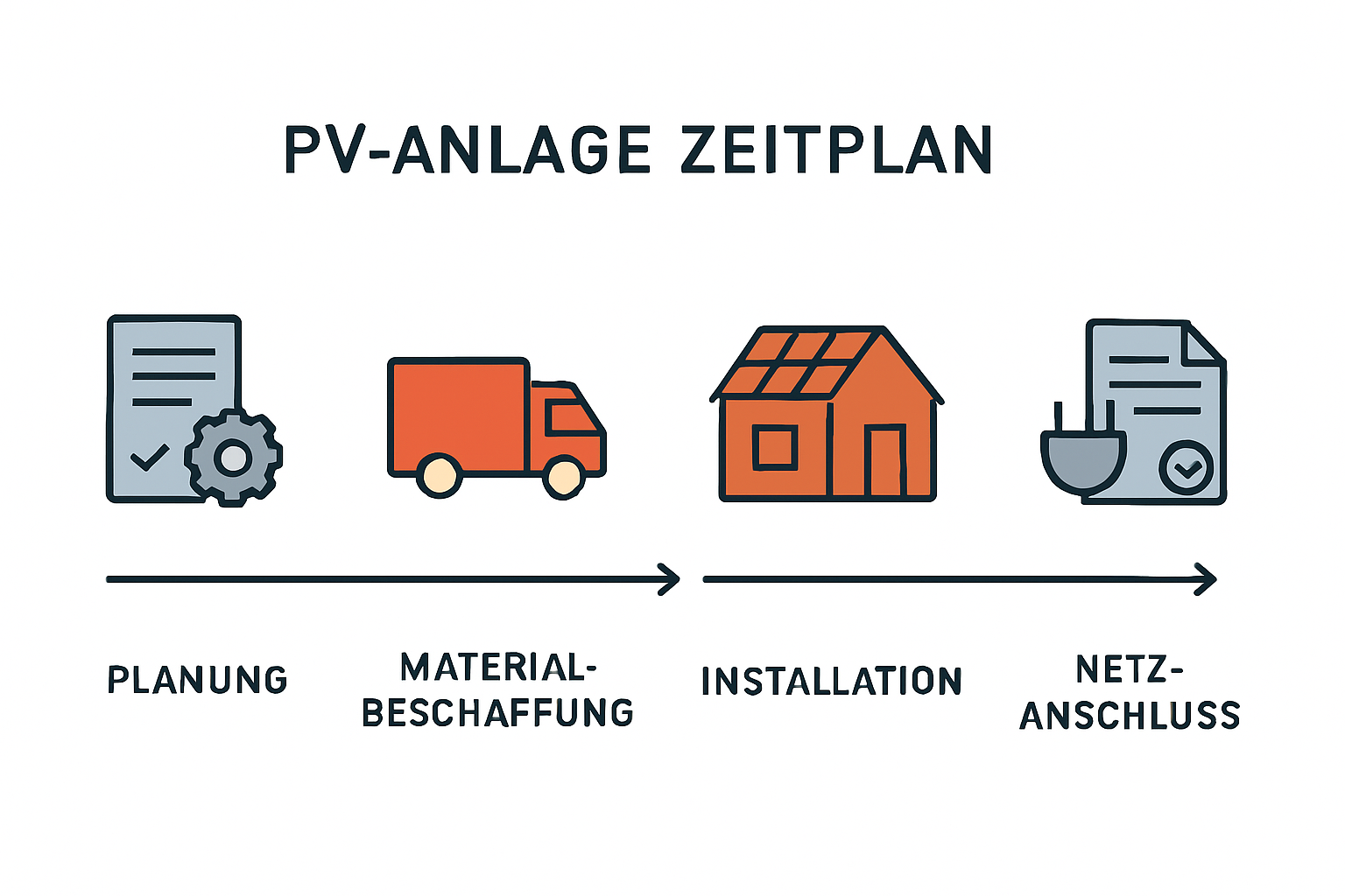 Zeitpläne und Wartezeiten bei PV-Anlagen von regionalen Anbietern