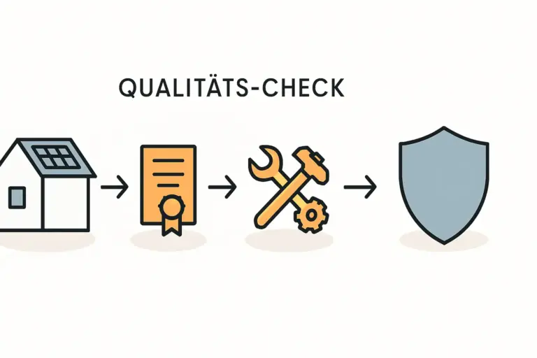 Zertifikate und Nachweise für seriöse PV-Fachbetriebe