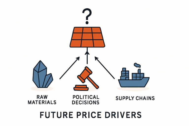 Wie politische Entscheidungen und Rohstoffe PV-Preise beeinflussen
